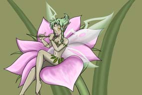 Faerie on Leaf