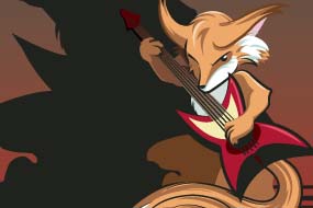 Graphic Mascot Fox Art