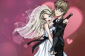 Anime Wedding Commission Art