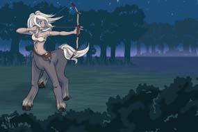 Anime Art Centaur Archer