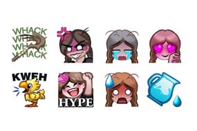 Anime Twitch Emoji Art