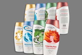 L'Oreal Shampoo Package Design