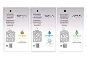 Shampoo L'Oreal Package Design