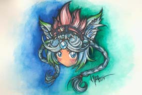 Watercolor Brave Frontier Fanart