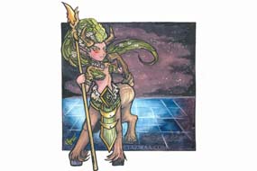 Watercolor Lunara Fanart