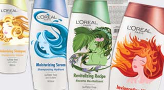 Beautiful Shampoo Bottle Illustration & Design